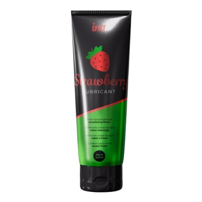 Intt Strawberry Lubricant - оральный лубрикант с ароматом и вкусом клубники 100 мл